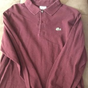 Maroon izod long sleeve